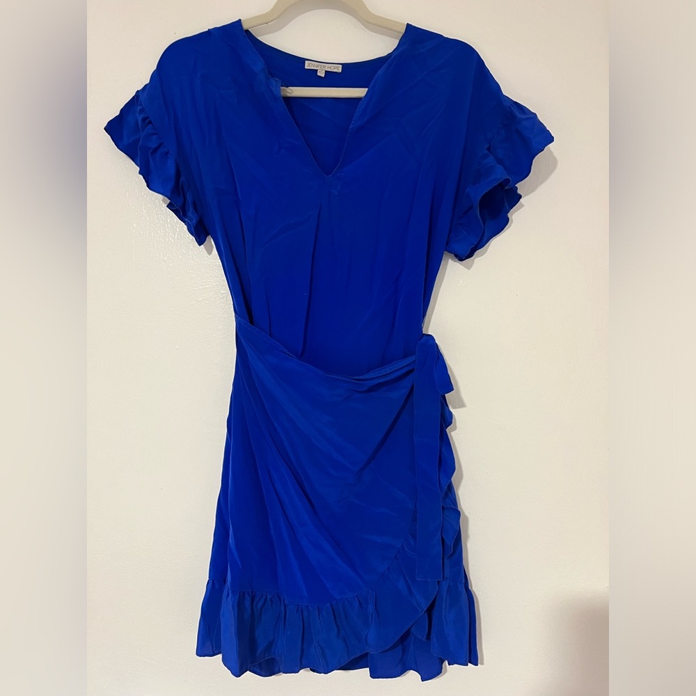 Jennifer Hope royal blue mini dress - like new! XS.